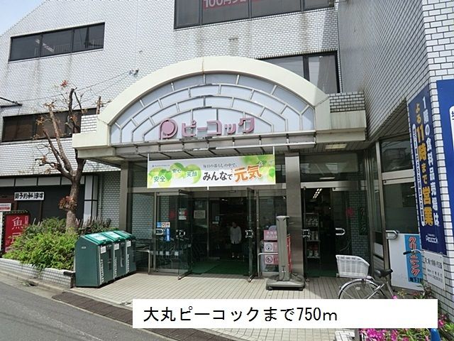 近くの大丸ピーコックまで750m（徒歩10分）