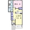 アロッジオBの間取り画像