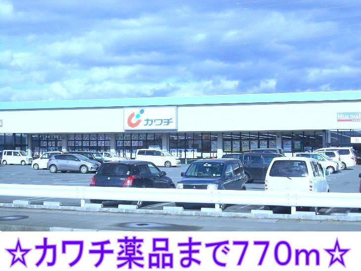 近くのドラッグストアまで770m（徒歩10分）