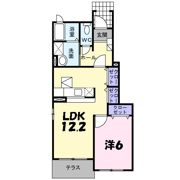 フラワーヒルズBの間取り画像