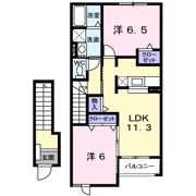 クリアネスBの間取り画像