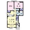 フラワープレイスK Ⅰの間取り画像