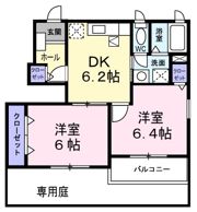 プラムシオンⅢの間取り画像