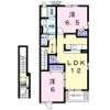プラシード阿倉川Aの間取り画像