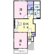 ラ フォンテーヌAの間取り画像