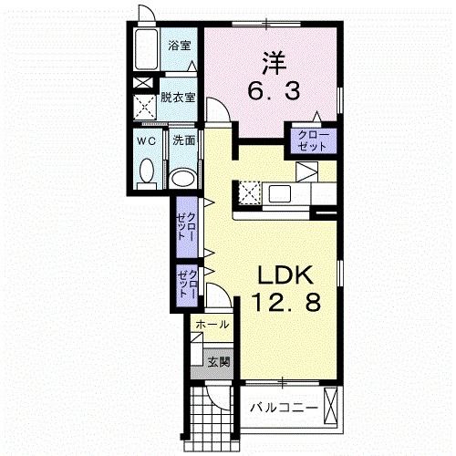 スウィート・M_間取り_0