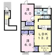 フェリーチェCの間取り画像