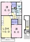 グランデ パードレスAの間取り画像