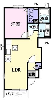 サンスクエアBの間取り画像