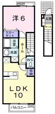 ルミエールⅠの間取り画像