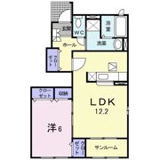 ヴィラージュ Ⅲの間取り画像