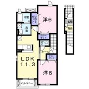 クローヴC棟の間取り画像