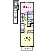 デスパシオ Bの間取り画像