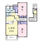 アドベントヒルズCの間取り画像