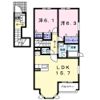 サンセール Aの間取り画像