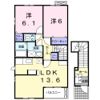 メゾン ド レステ Ⅰの間取り画像