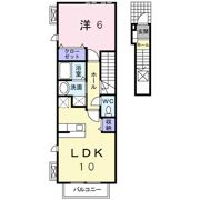 サン メゾン Aの間取り画像