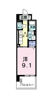 ヴィヴァーチェ東石井の間取り画像