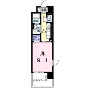 ヴィヴァーチェ東石井の間取り画像