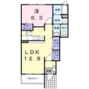 グラシューの間取り画像