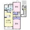 ヌーベルバーグⅡ A棟の間取り画像