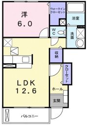 ファスタージュⅢの間取り画像
