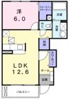ファスタージュⅢの間取り画像