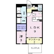 リバ・シティ夢咲Ⅱの間取り画像