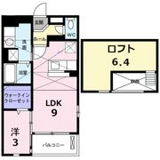 リバ・シティ夢咲Ⅱの間取り画像