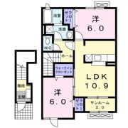 クリアネス Bの間取り画像