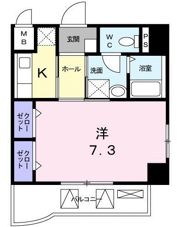 クラールアヴェニューの間取り画像
