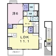 ビューティフル ムーン Ⅰの間取り画像