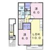 ビューティフル ムーン Ⅱの間取り画像