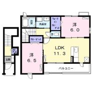 リトルホリデーの間取り画像