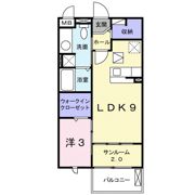 ペシュール西小二里の間取り画像