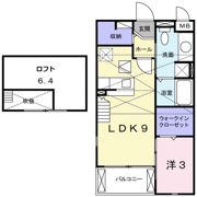 ペシュール西小二里の間取り画像