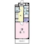 カルムアビタシオン大将軍Ⅱの間取り画像
