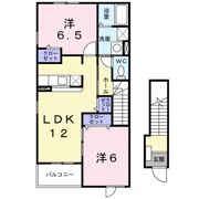 サニーコートAの間取り画像