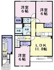 プリムラの間取り画像