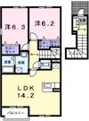 ベルソレイユの間取り画像