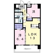 プラティーク六町の間取り画像