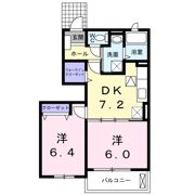 ブリアールAの間取り画像