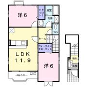 エアリーⅢの間取り画像