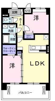 オーベルコートの間取り画像
