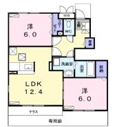 ガーデン アルモニーAの間取り画像