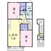 メゾン・フレ－シュ B棟の間取り画像