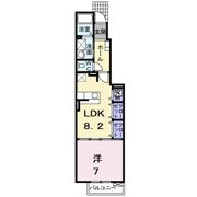 ティーエスタウン Aの間取り画像