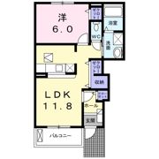 ラフィーネBの間取り画像