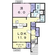 ヴィベール Aの間取り画像