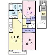 プラシードⅡの間取り画像
